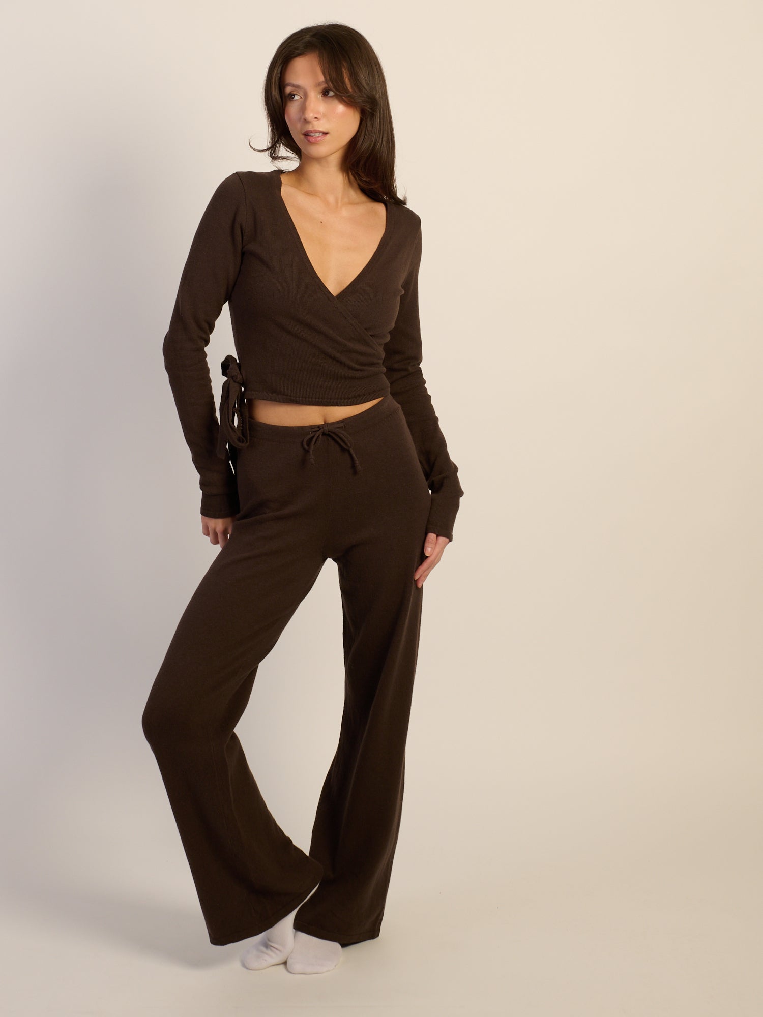 PANTALON EN MAILLE HARLOW PALOMA