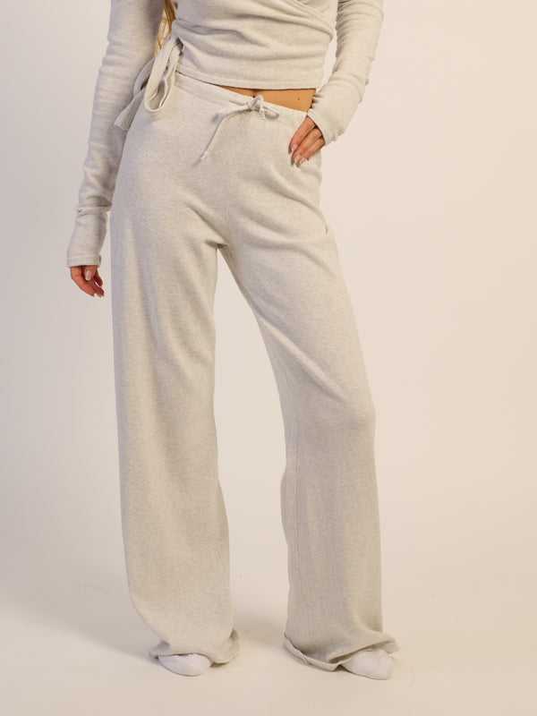 HARLOW PALOMA KNIT PANT - CLOUD