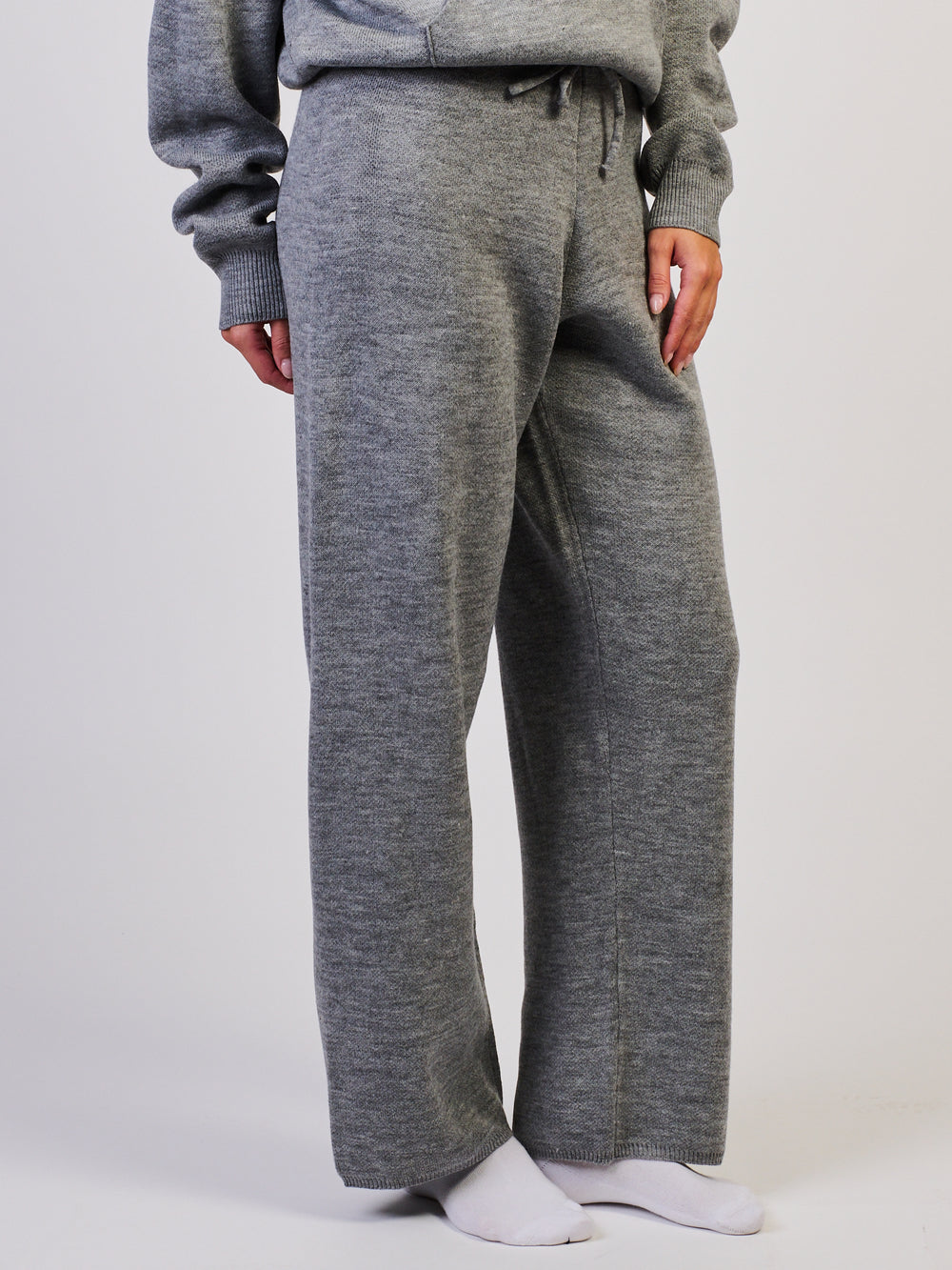 HARLOW HARLOW STORMI KNIT PANT - HEATHER GREY - Boathouse