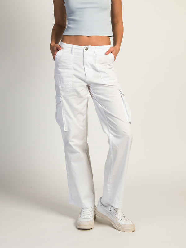 PANTALON CARGO HARLOW PAIGE - BLANC - DÉGAGEMENT