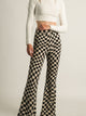 HARLOW HARLOW HIGH RISE FLARE CHECK PANTS - CLEARANCE - Boathouse