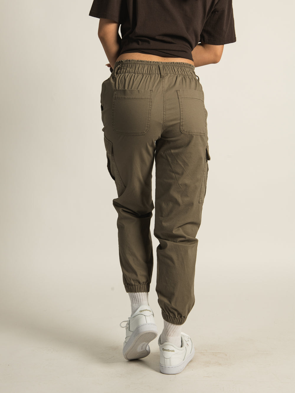 HARLOW HIGHRISE ELASTIC CARGO JOGGER - CLEARANCE