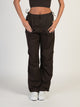 HARLOW HARLOW PAXTON PARACHUTE PANT - CHOCOLATE - Boathouse