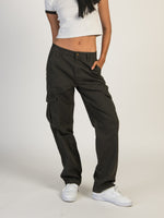 HARLOW DEE STRAIGHT FIT CARGO - CHARCOAL