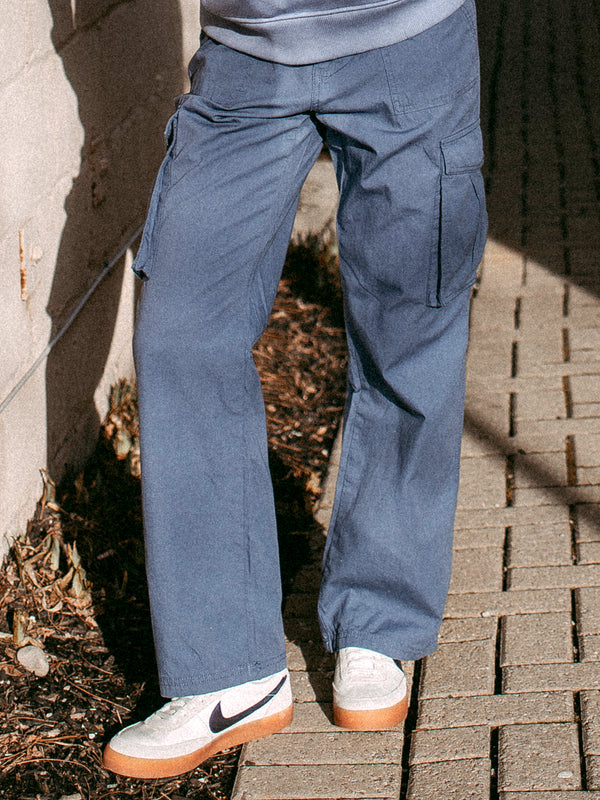 HARLOW PAIGE CARGO PANT - INDIGO