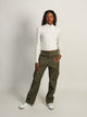 HARLOW HARLOW SELENA CARGO PANT - ARMY - Boathouse