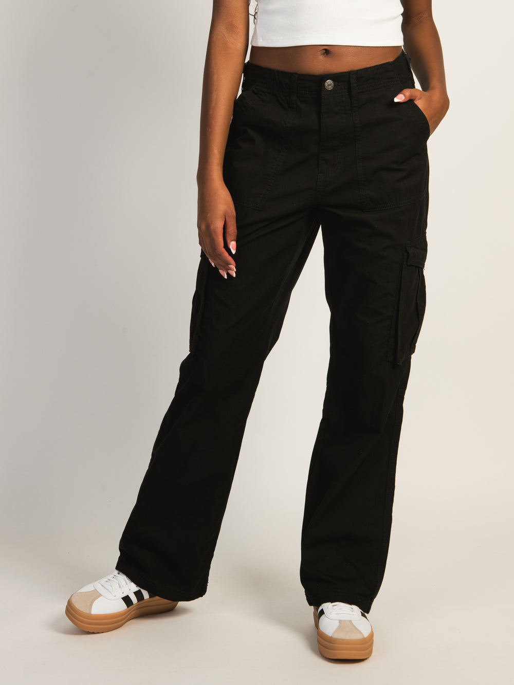 HARLOW SELENA CARGO PANT - BLACK