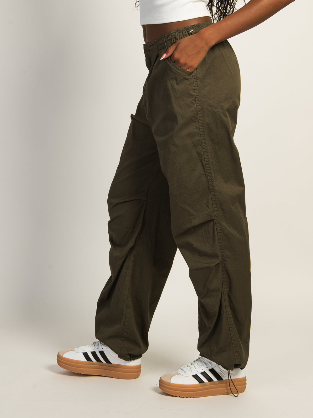 PANTALON PARACHUTE HARLOW PAXTON - ARMY