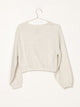 HARLOW HARLOW KAILAH V-NECK SWEATSHIRT - CLEARANCE - Boathouse