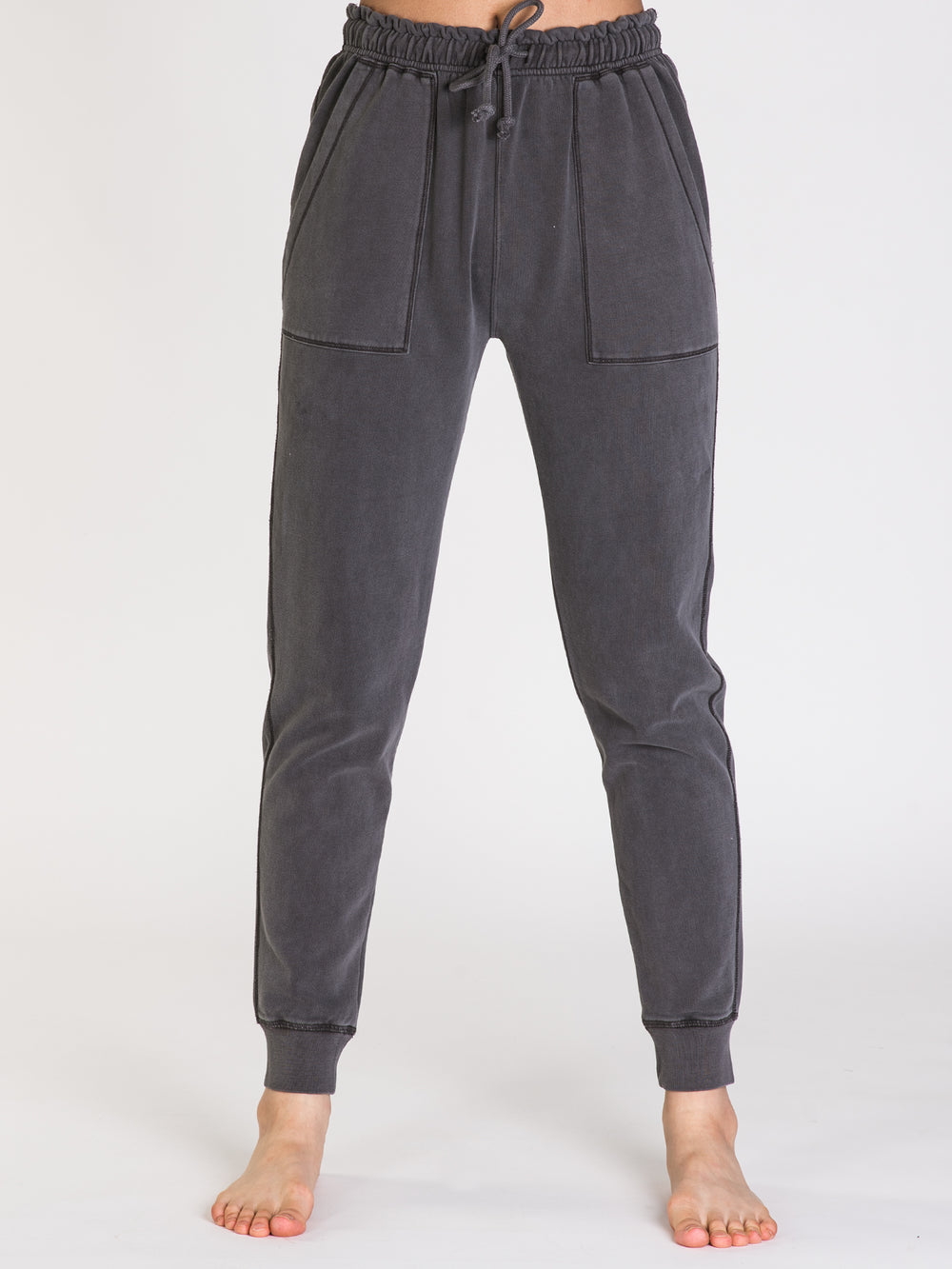 HARLOW HIGH RISE FLEECE JOGGER - CLEARANCE