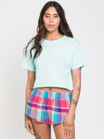 HARLOW ASHLYN BURNOUT TEE - CLEARANCE