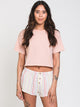 HARLOW HARLOW ASHLYN BURNOUT TEE - CLEARANCE - Boathouse