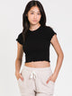 HARLOW HARLOW ALLIE RIBBED TEE - CLEARANCE - Boathouse