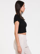 HARLOW HARLOW ALLIE RIBBED TEE - CLEARANCE - Boathouse