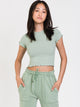 HARLOW HARLOW ALLIE RIBBED TEE - CLEARANCE - Boathouse