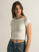 HARLOW HARLOW ALLIE RIBBED TEE - CLEARANCE - Boathouse