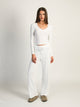 HARLOW HARLOW MOLLY LOUNGE PANT - WHITE - Boathouse