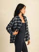 HARLOW HARLOW CAROLINA FLANNEL SHIRT - NAVY - Boathouse