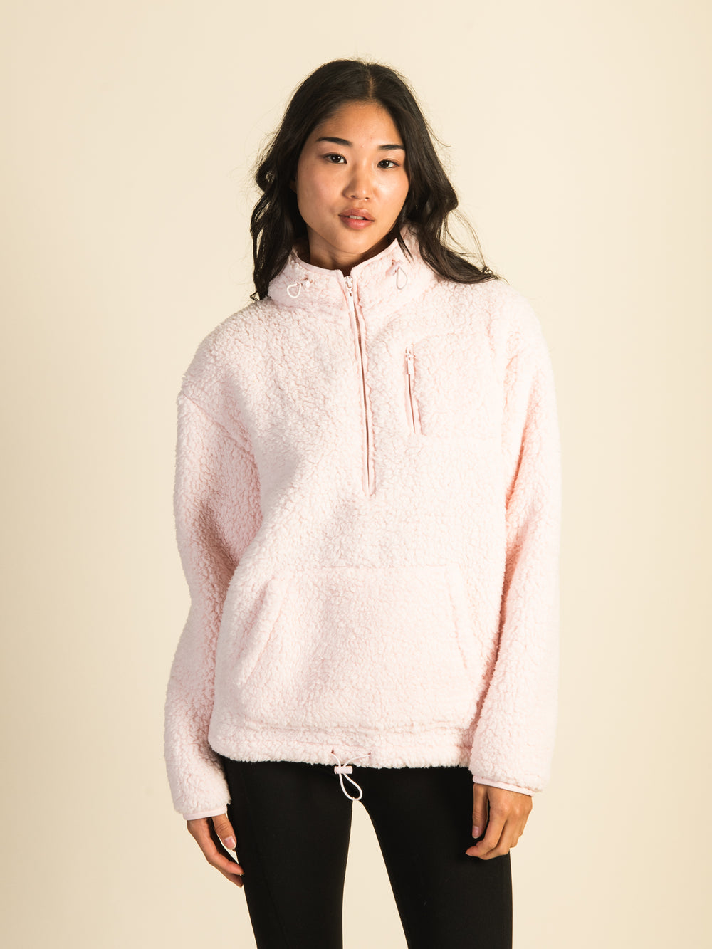 Sherpa Fleece Pullover Sherpa Quarter Zip Pullover Pink Simply Southern Fuzzy Sherpa Quarter Zip Simply Southern Classic