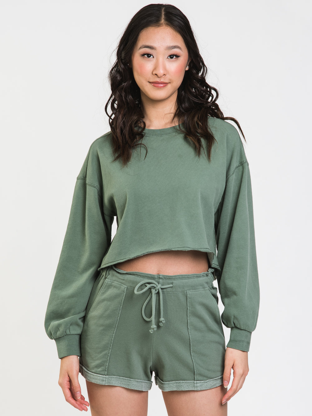 HARLOW GISELLE CROPPED CREW - CLEARANCE