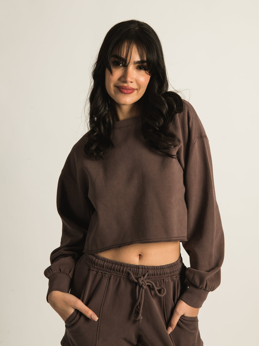 HARLOW GISELLE CROPPED CREW  - CLEARANCE