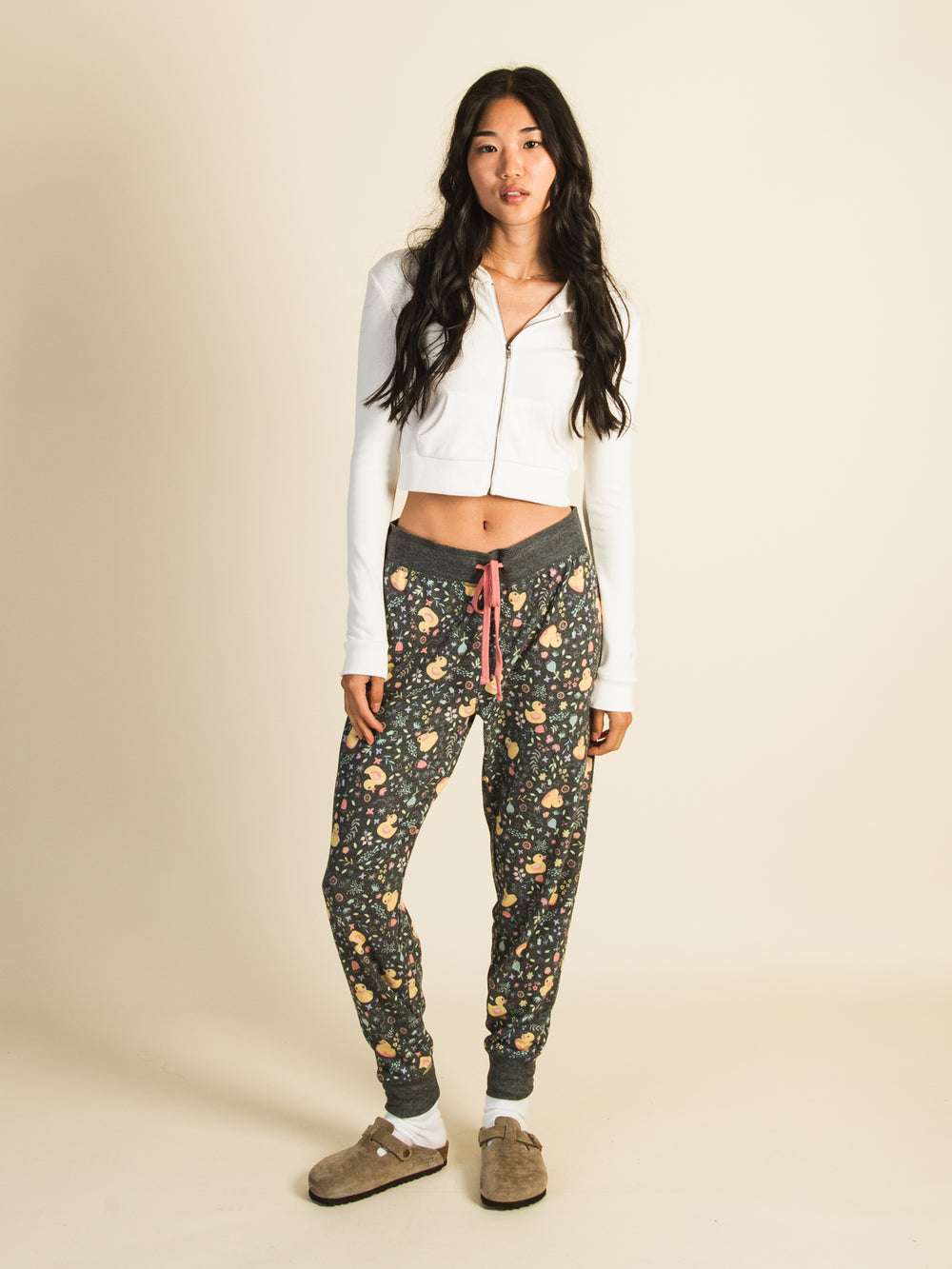 HARLOW AVA LOUNGE PANT - BLACK