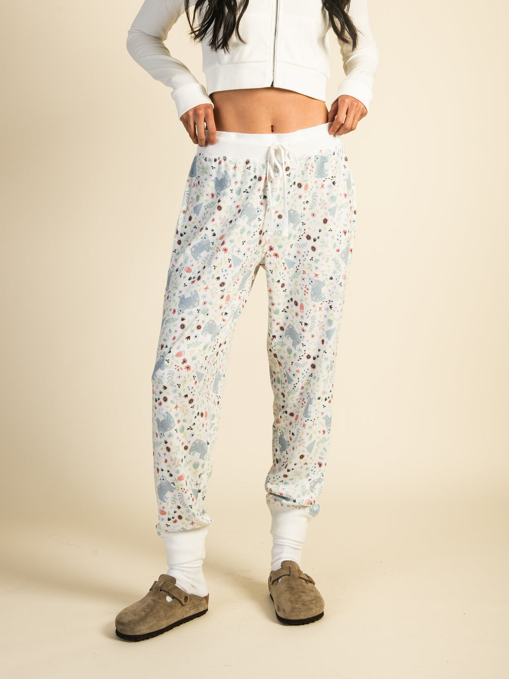 HARLOW AVA LOUNGE PANT - IVORY