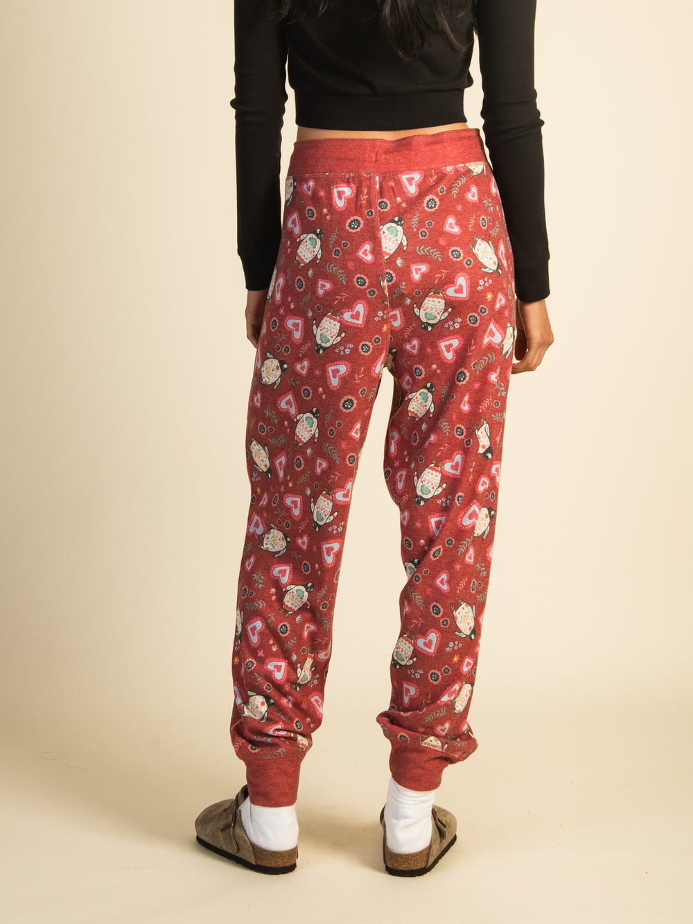 HARLOW AVA LOUNGE PANT - RED