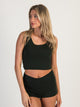 HARLOW HARLOW TILLY CROPPED TANK - FOREST - Boathouse