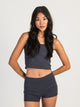 HARLOW HARLOW TILLY CROPPED TANK - NAVY - Boathouse