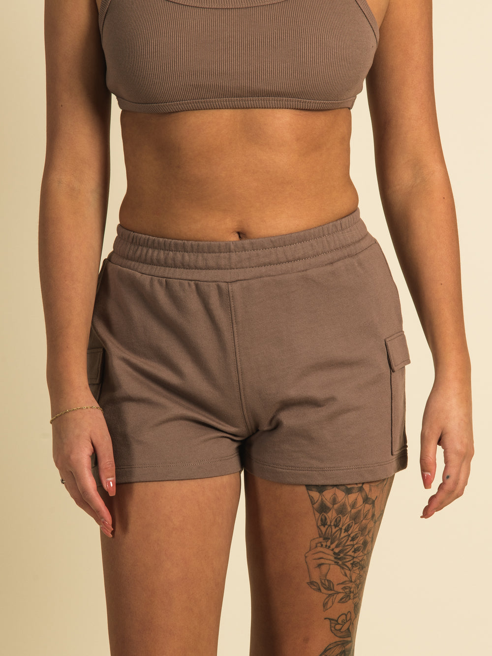 HARLOW HEIDI CARGO FLEECE SHORT  - CLEARANCE