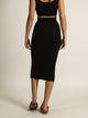 HARLOW HARLOW AUDREY RIBBED SLIT SKIRT - CLEARANCE - Boathouse