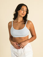 HARLOW RIBBED OPEN BACK BRALETTE  - CLEARANCE