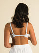 HARLOW HARLOW RIBBED OPEN BACK BRALETTE - Boathouse