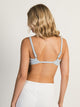 HARLOW HARLOW RIBBED OPEN BACK BRALETTE - BABY BLUE - Boathouse