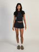 HARLOW HARLOW ALLIE WAFFLE SHORT - NAVY - Boathouse