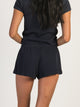 HARLOW HARLOW ALLIE WAFFLE SHORT - NAVY - Boathouse