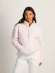 HARLOW HARLOW TEDDY SHERPA QUARTER ZIP - BABY PINK - Boathouse