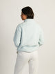 HARLOW HARLOW TEDDY SHERPA QUARTER ZIP - LIGHT BLUE - Boathouse