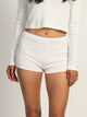 HARLOW HARLOW PIA POINTELLE DITSY SHORTS - OFF WHITE - Boathouse