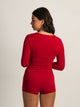 HARLOW HARLOW HOLLY HENLEY LONG SLEEVE - RED - Boathouse