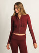 HARLOW HARLOW BROOKE SWEATER - BURGUNDY - Boathouse