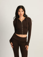 HARLOW BROOKE SWEATER - CHOCOLATE