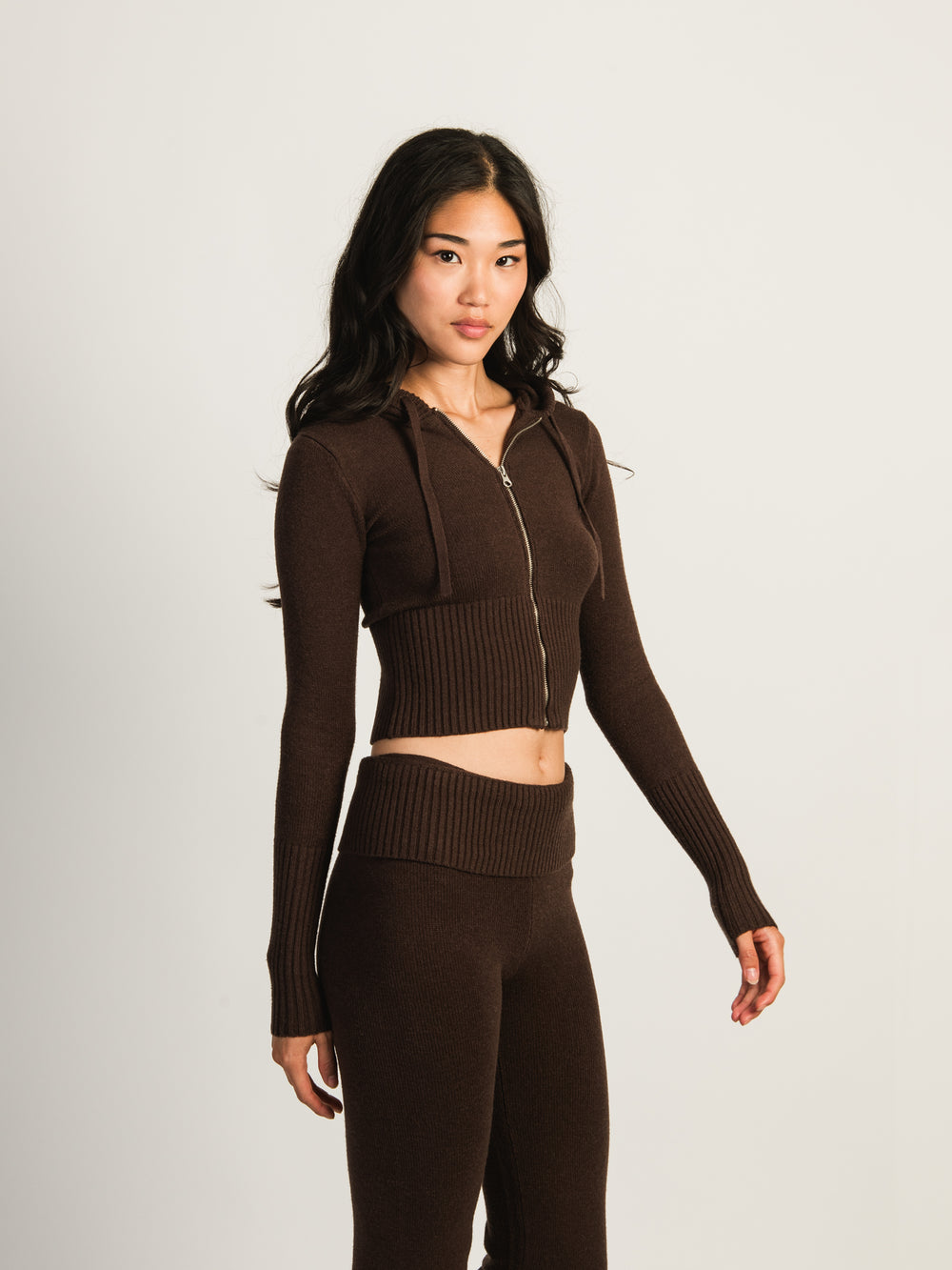 HARLOW BROOKE SWEATER - CHOCOLATE