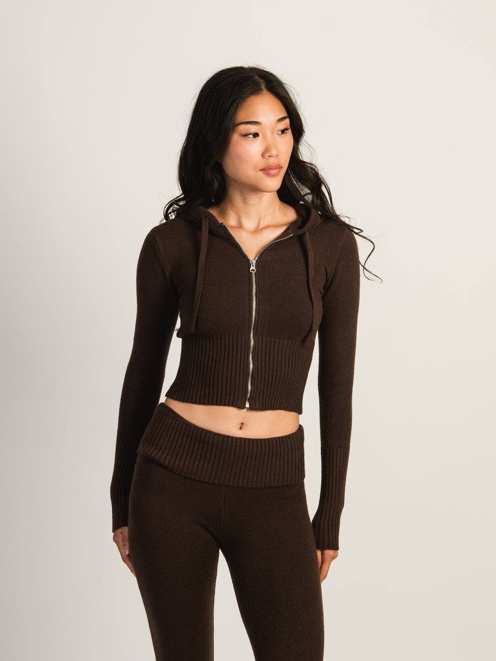 HARLOW BROOKE SWEATER - CHOCOLATE