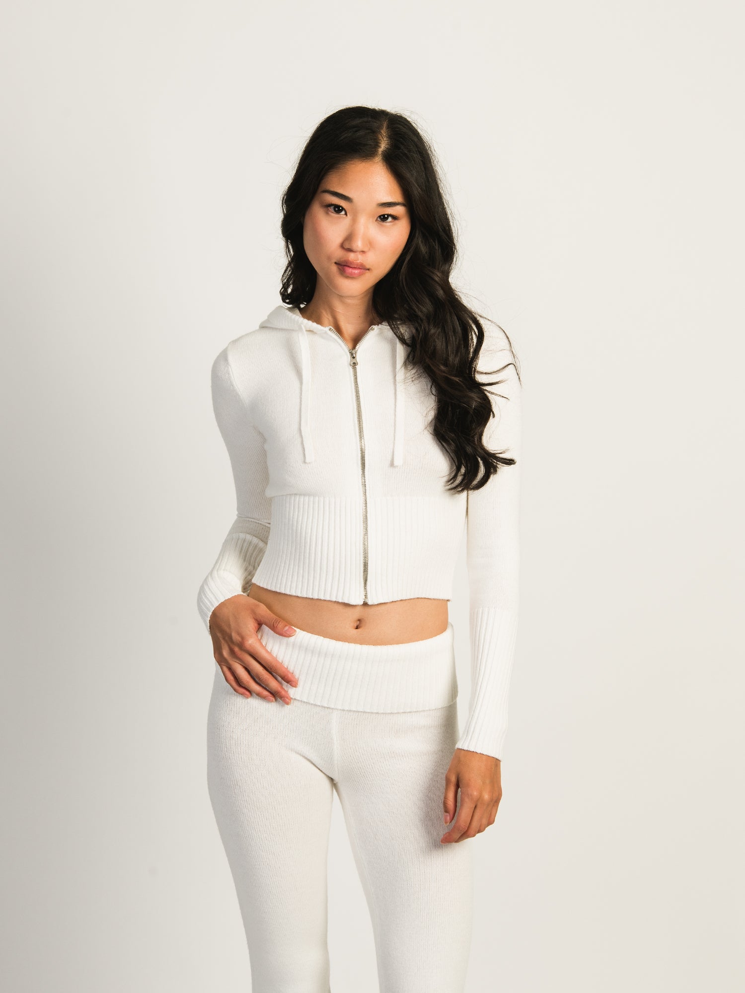 HARLOW BROOKE SWEATER - OFF WHITE CLEARANCE