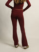 HARLOW HARLOW BROOKE FLARE PANT - BURGUNDY - Boathouse