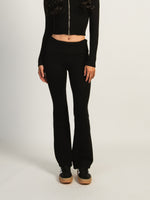 HARLOW BROOKE FLARE PANT - BLACK