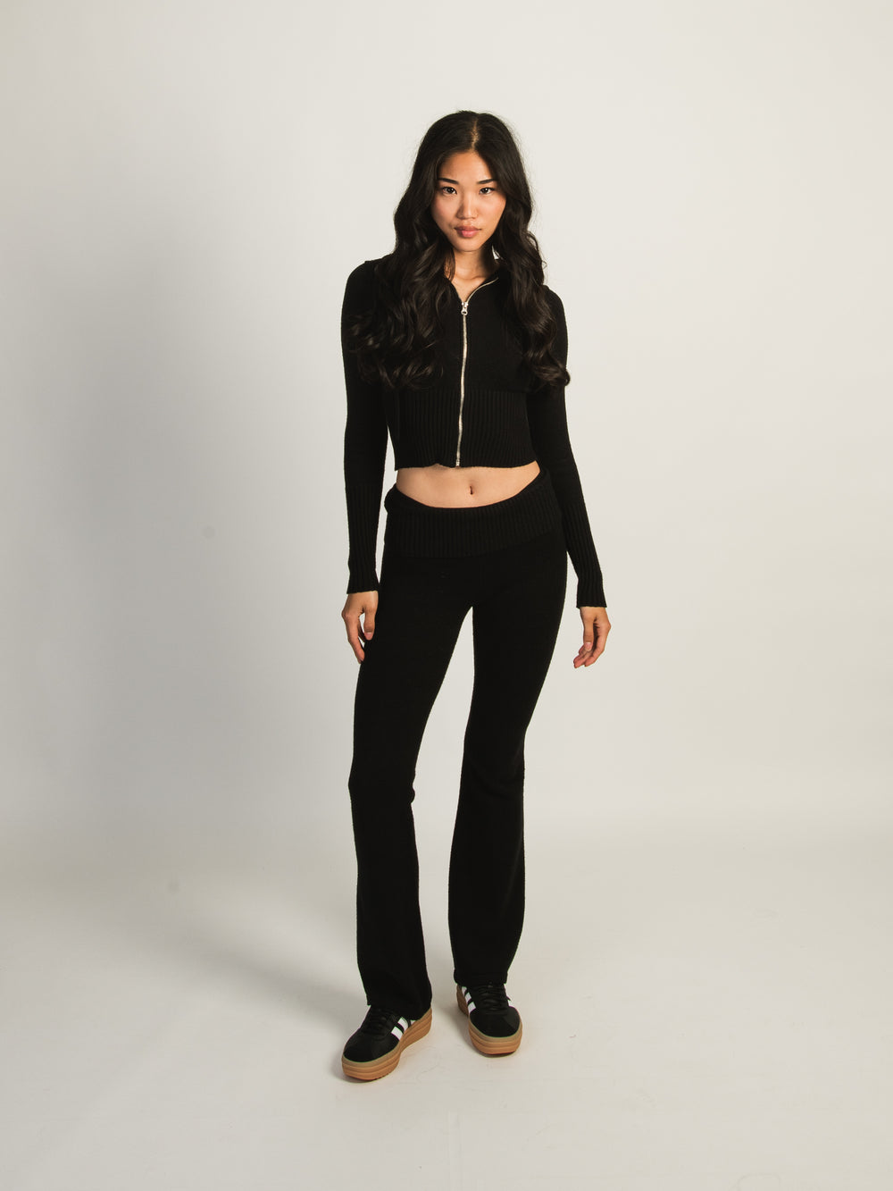 PANTALON ÉVASÉ HARLOW BROOKE - NOIR