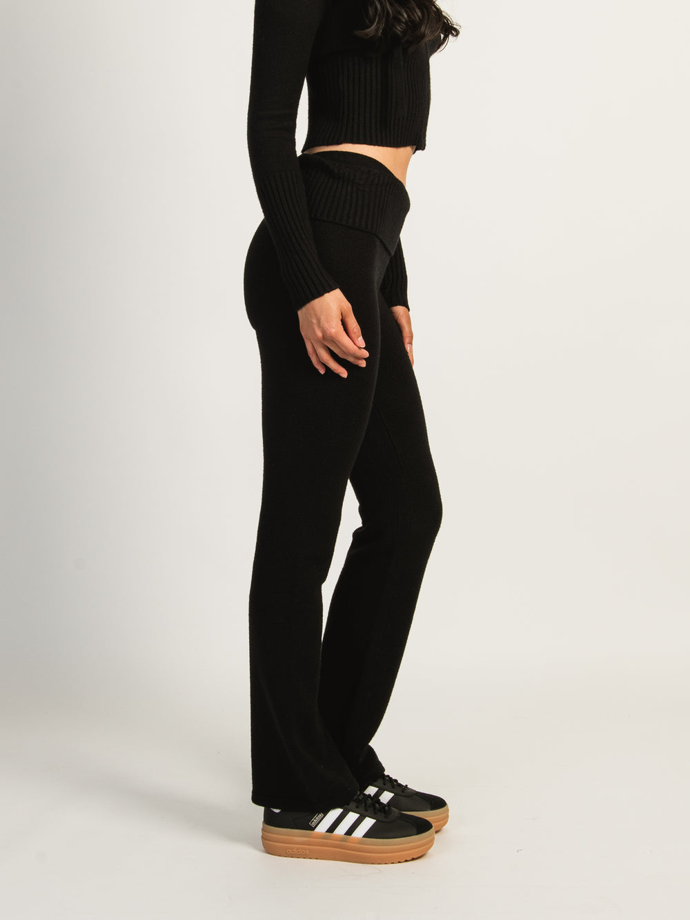 PANTALON ÉVASÉ HARLOW BROOKE - NOIR